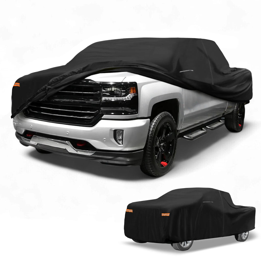 Car Cover Waterproof All Weather for Chevy Silverado (2007–2013) with Zipper