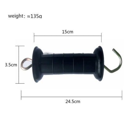 Insulated Electric Fence Gate Handle for Safe Operation on Ranch & Farm