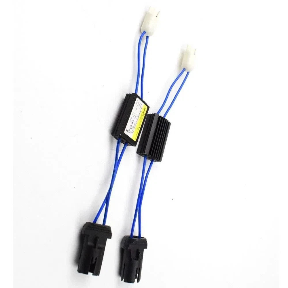 2X T10 Canbus Decoder Cable Resistor for Automotive Lighting