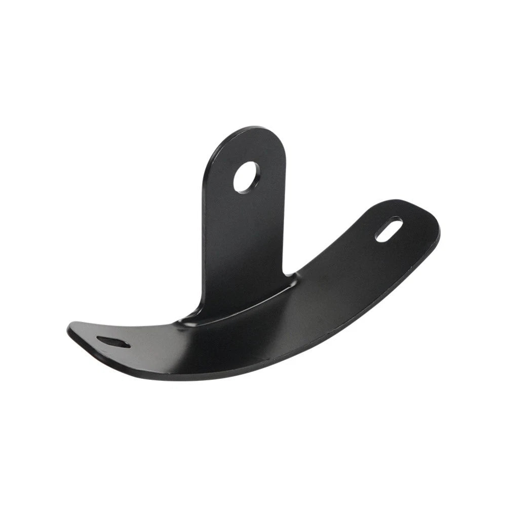 Rear License Plate Mount Bracket for Curved Side Support (12 Inch Steel)