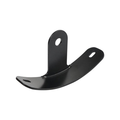Rear License Plate Mount Bracket for Curved Side Support (12 Inch Steel)