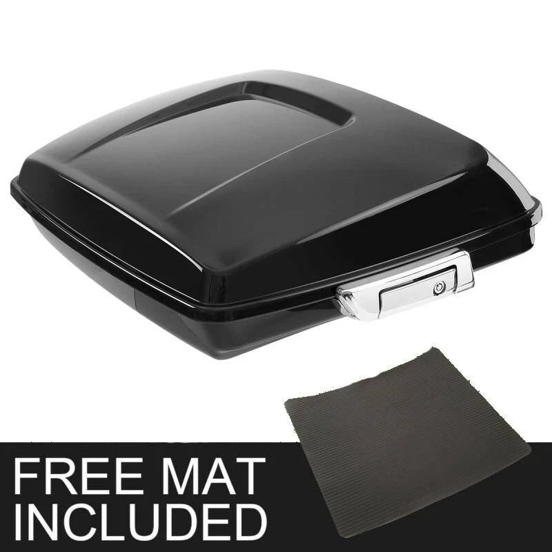 Trunk Backrest Pad Mount Rack Base Plate for Harley Touring (2014–2023)