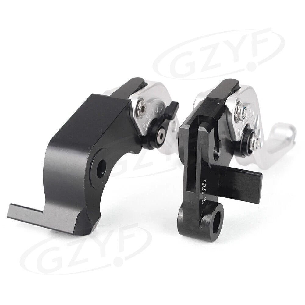 1 Pair Brake Clutch Levers for Kawasaki Ninja ZX6R Z1000 (2007–2013) Silver