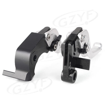 1 Pair Brake Clutch Levers for Kawasaki Ninja ZX6R Z1000 (2007–2013) Silver