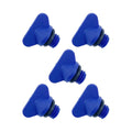 5 Pack Exhaust Manifold Block Drain Blue Plug for MerCruiser 4.3 5.0 350 6.2 496