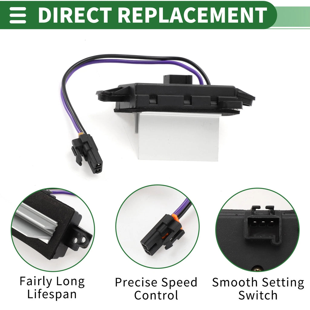 HVAC Blower Motor Resistor Replacement for GMC Yukon and Yukon XL (2007–2014)