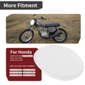 White Front Side Number Plate for Honda Z50R (1979–1987), XR75 (1974–1978), MR50 (1974–1975)