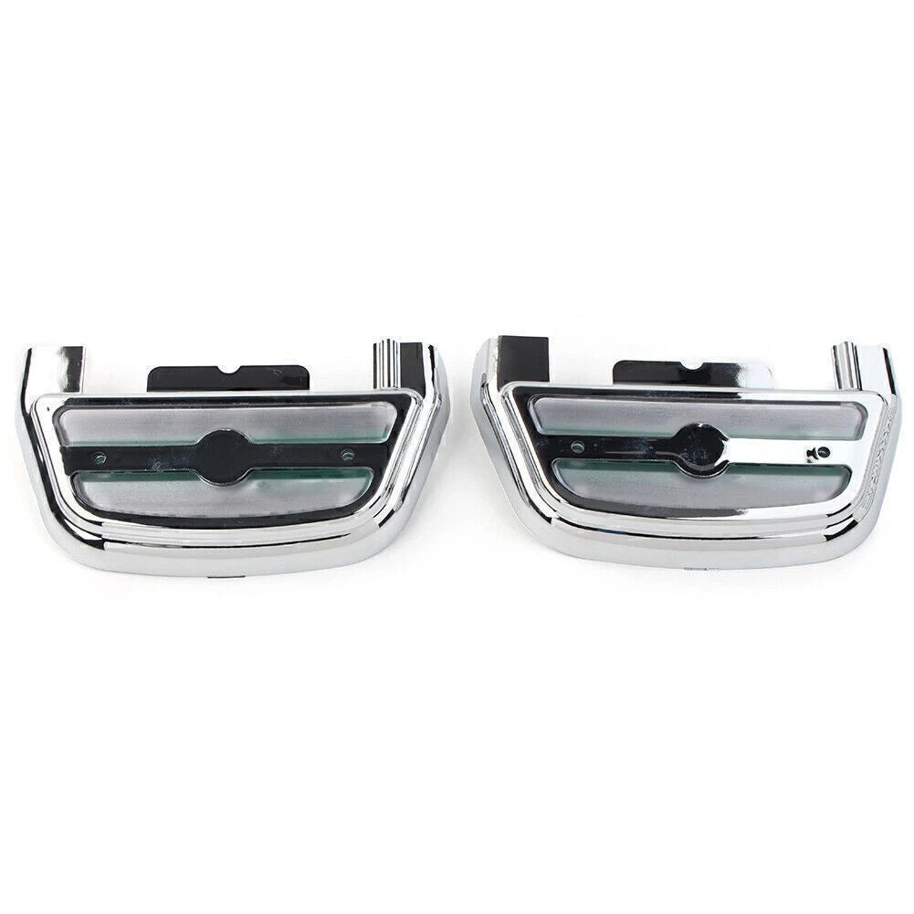 Silver LED Footboard Cover for Harley Touring Road King (2014–2023)