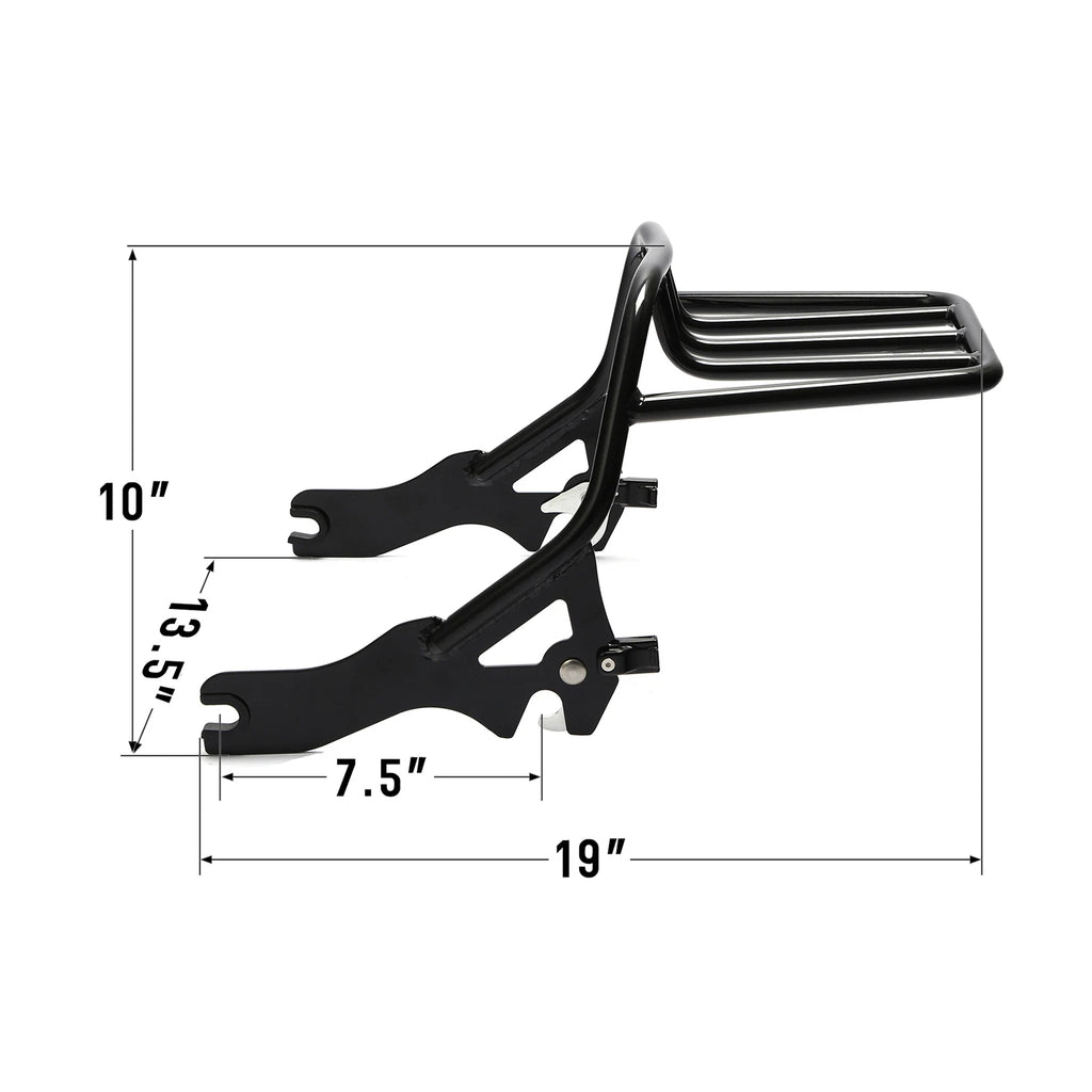 Luggage Rack Mount for Harley Softail FXFB FXFBS (2018–2019) Gloss Black