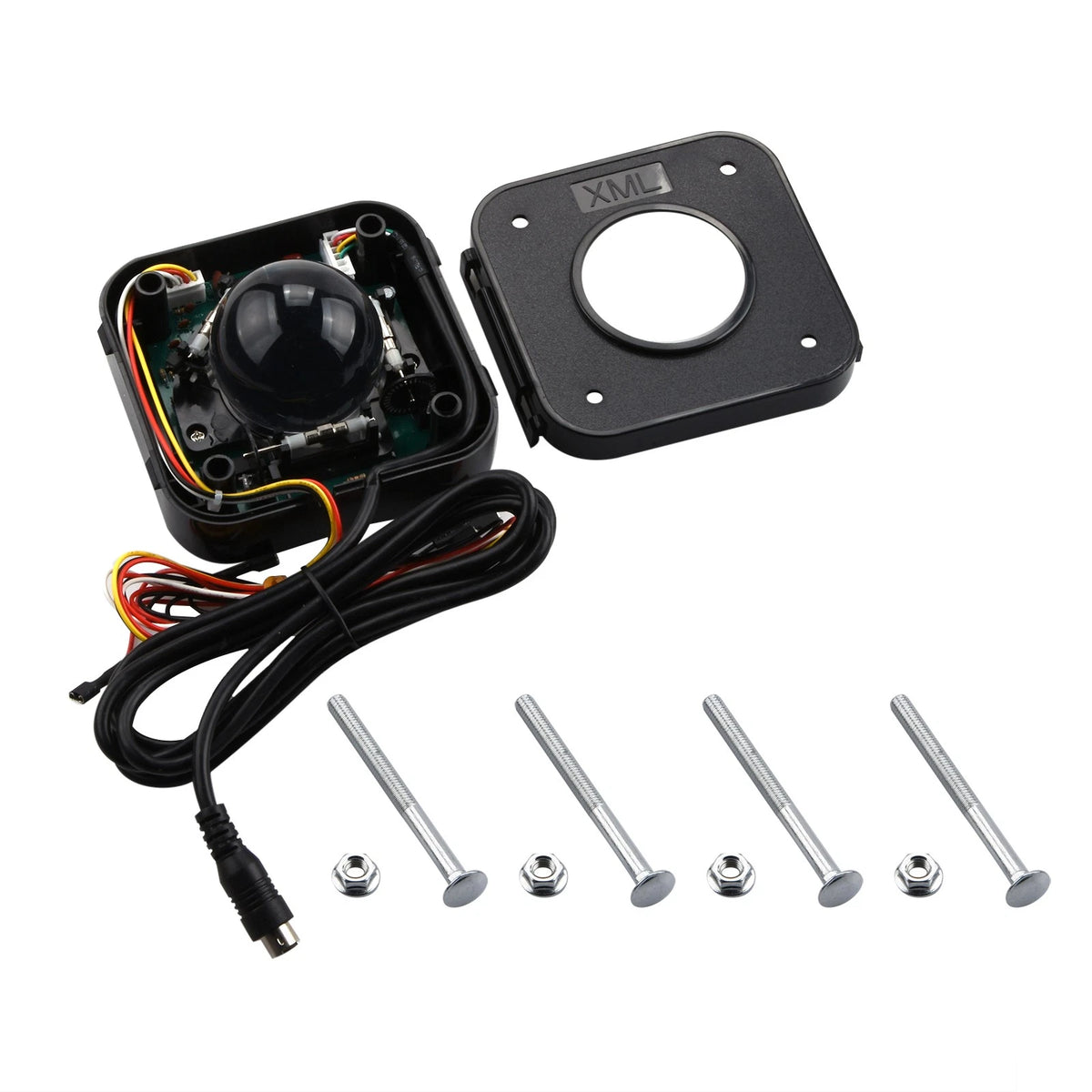 43mm Round Green PS/2 PCB Connector Trackball Mouse for Arcade Game