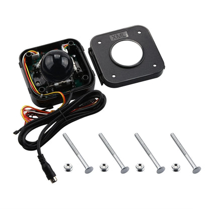 43mm Round Green PS/2 PCB Connector Trackball Mouse for Arcade Game