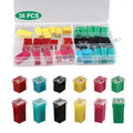 Car Fuse Assortment Kit 36 Fuses for Universal Use