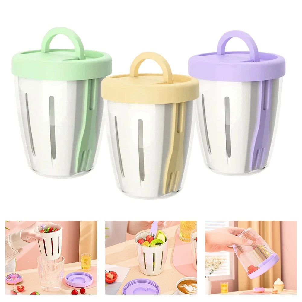 2X Drain Cups for Efficient Kitchen Tool (Outdoor Use)