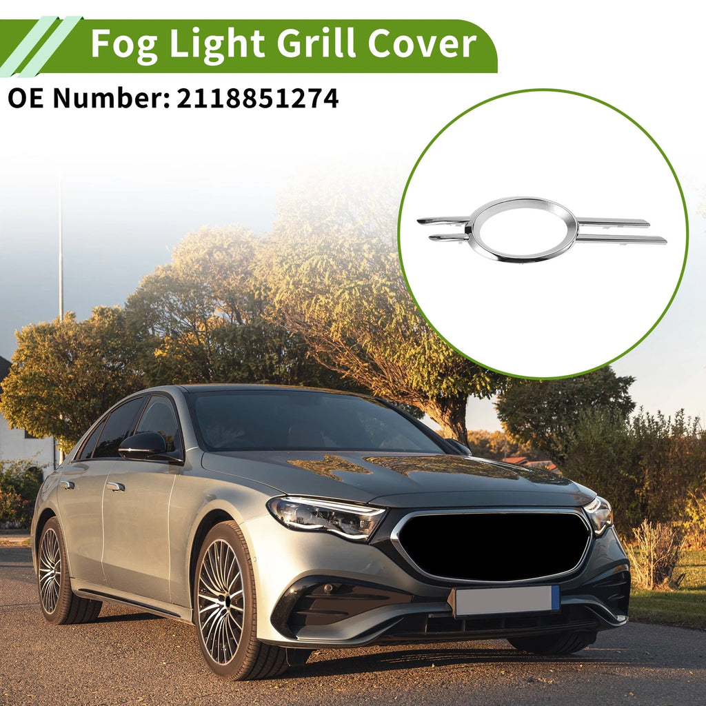 Front Right Fog Light Grill Replacement for Mercedes Benz W211 (2003–2009)