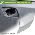 Front Left Washer Nozzle Cover Cap for BMW 320i (2013–2018) Silver