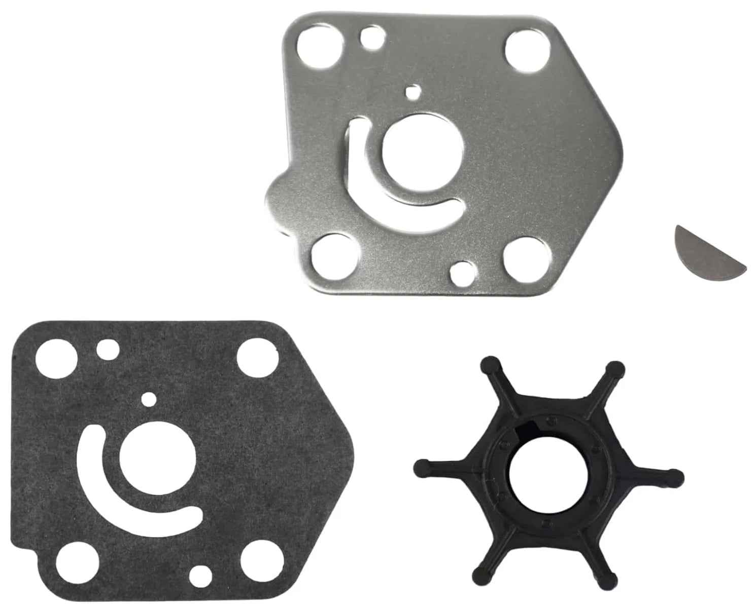 Outboard Water Pump Impeller Repair Kit 17400-93960 for Suzuki 9.9-20 HP (1990–2023)