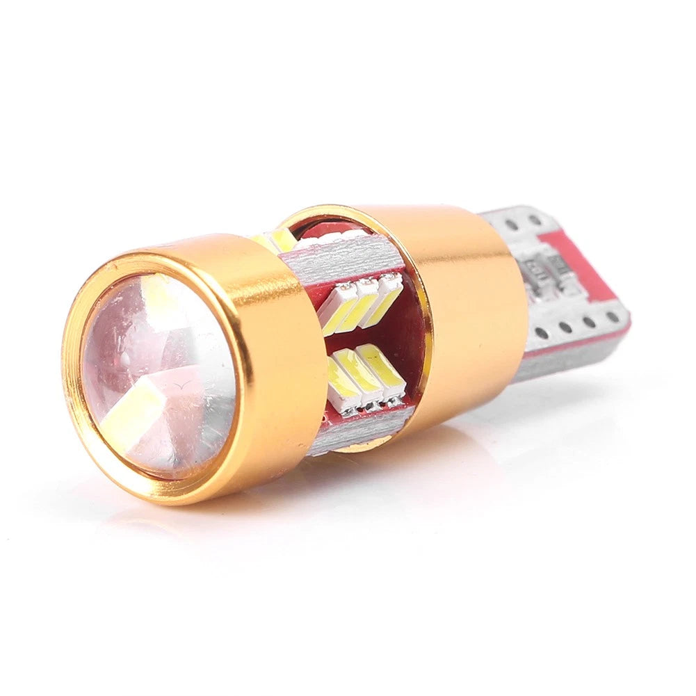 T10 3014 27SMD LED Car Side Wedge Light Bulb White (Error Free)