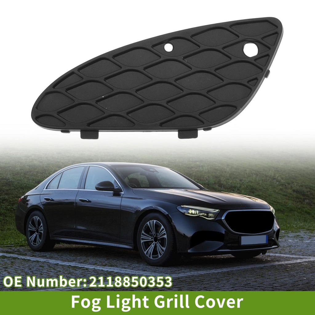 Car Front Left Fog Light Grill Replacement for Mercedes-Benz E350 (2006–2009)