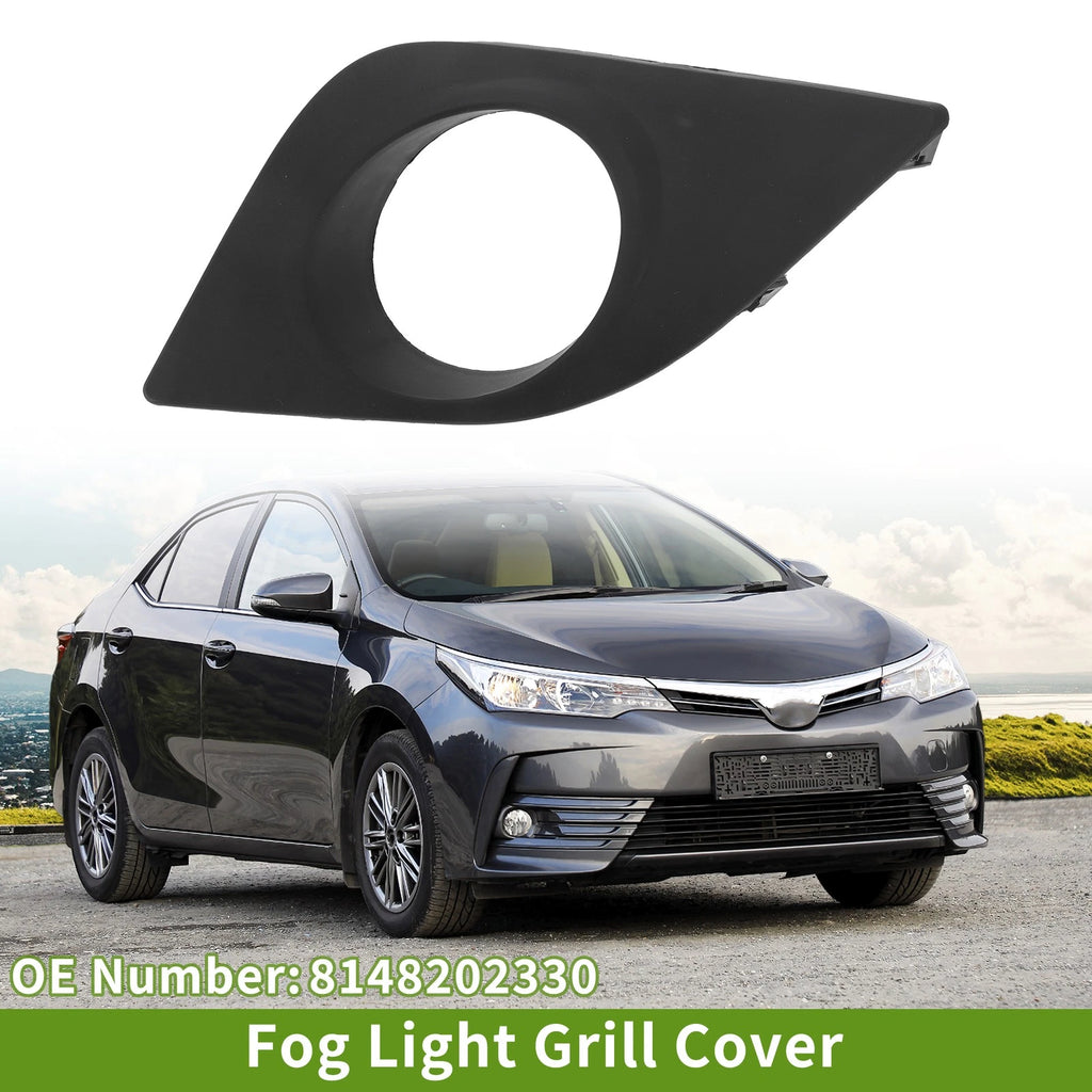 Front Left Fog Light Grill Replacement for Toyota Corolla (2014–2016)