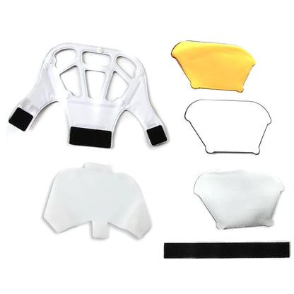 Speedlite Diffuser for Flash Light with 3 Color Reflector Board
