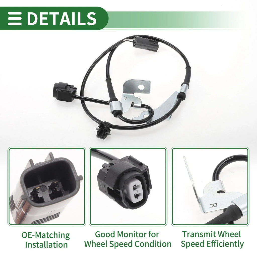 ABS Wheel Speed Sensor No.F1514370X for Mazda RX-8 (2003–2012) Front Right