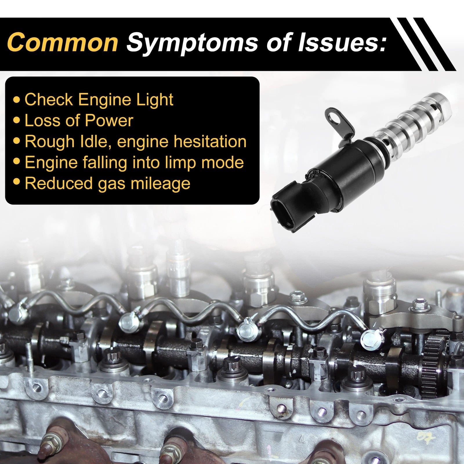 Engine Variable Valve Timing VVT Solenoid Replacement for Hyundai Accent (2012–2019)