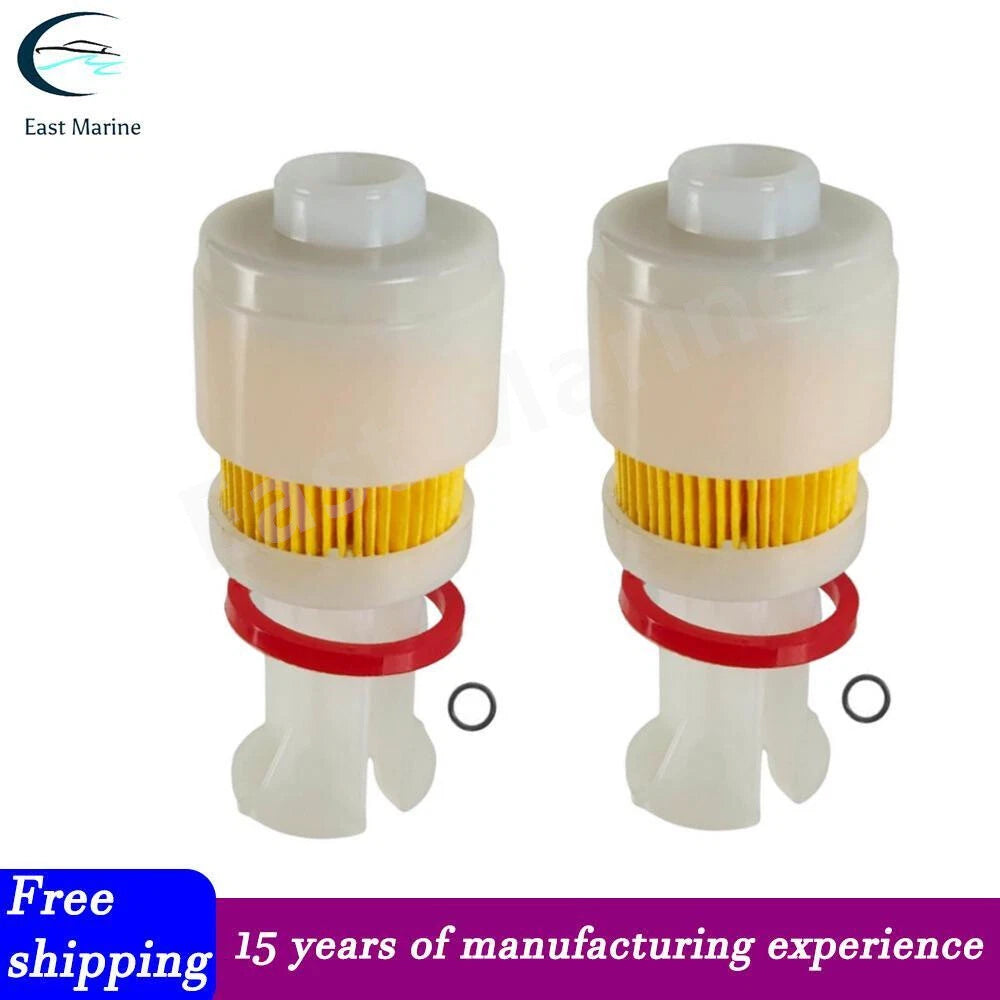 2X Fuel Filter 65L-24563-00 for Yamaha Outboard Engine (2 Stroke)