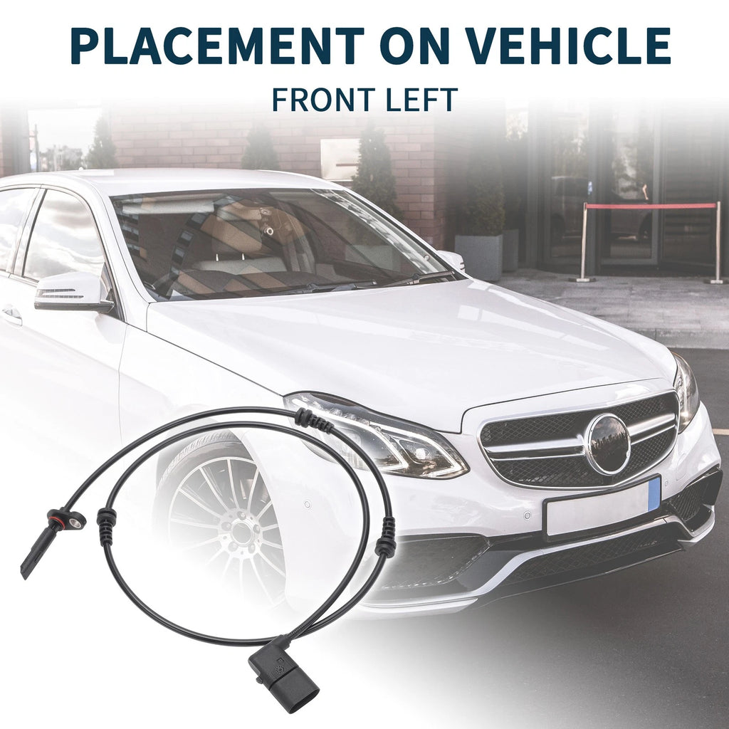 Front Left ABS Wheel Speed Sensor Replacement for Mercedes-Benz C300 (2015–2021)