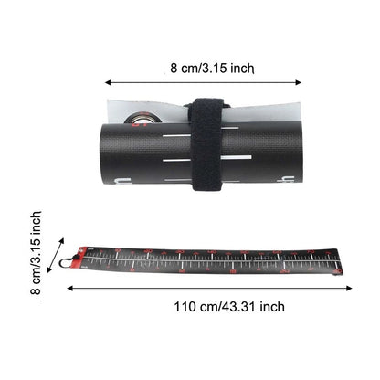 Fish Measuring Ruler for Universal Use (110cm) - Waterproof PVC, Dual Unit