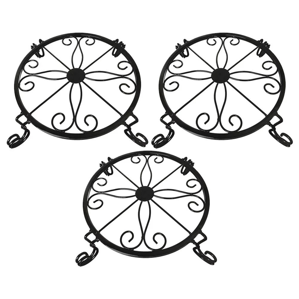 3 Pack Flower Stand with Rustproof Coating for Long Lasting Use