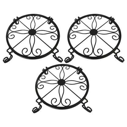 3 Pack Flower Stand with Rustproof Coating for Long Lasting Use
