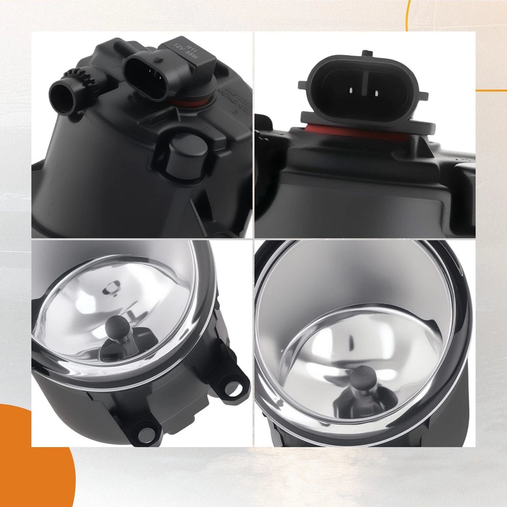 Fog Light Set for Toyota Highlander (2008–2010) w/Switch Bulb Bracket 814810E030C0
