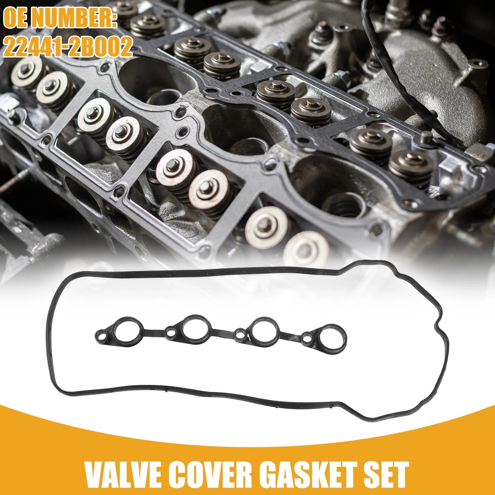 Set Engine Valve Cover Gasket Replacement for Hyundai i30 (2007–2011)