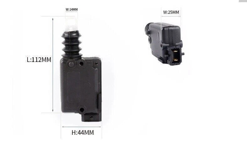 2X Central Locking Actuator for Renault Clio Scenic