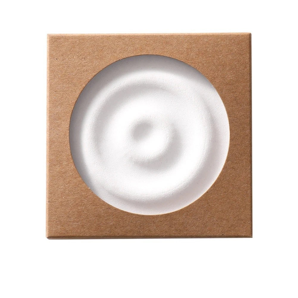 Set of 4 Absorbent Diatomaceous Earth Coasters for Desk Protection