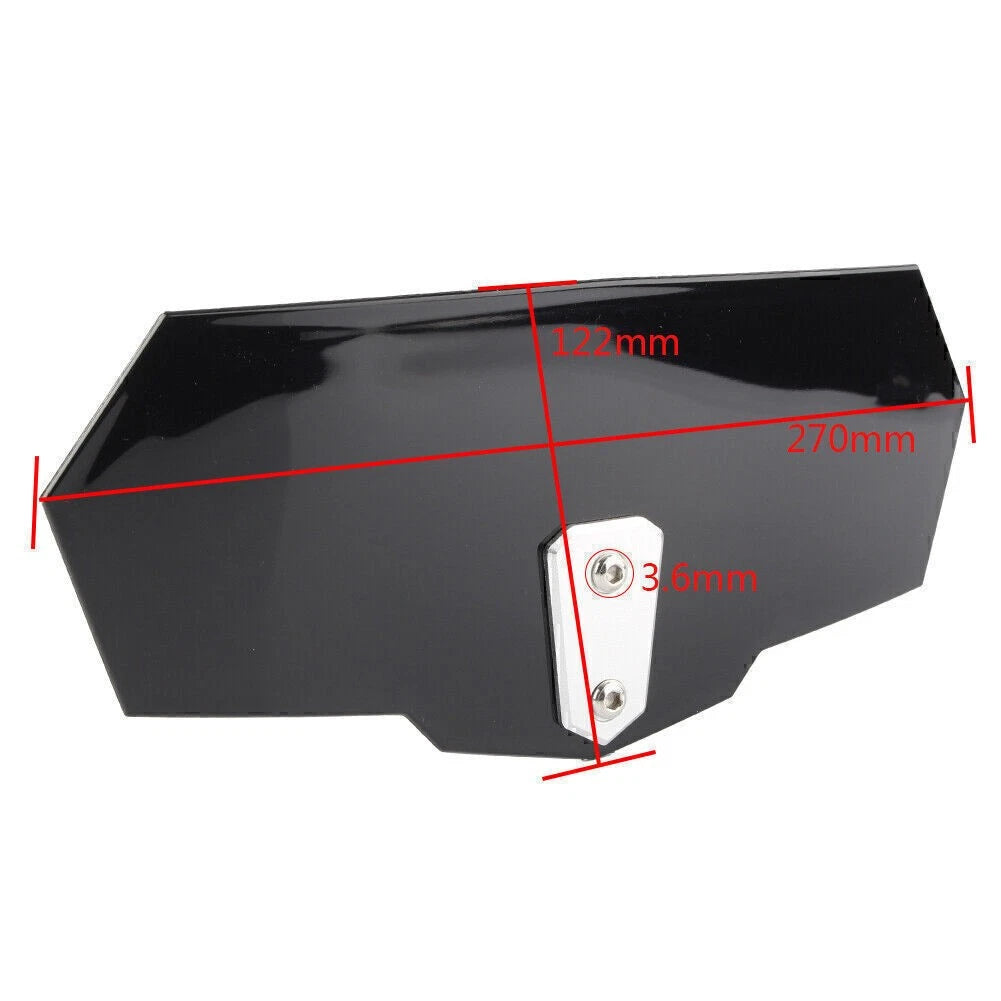 Adjustable Clip On Windshield Windscreen for Universal Motorcycle (All Years)