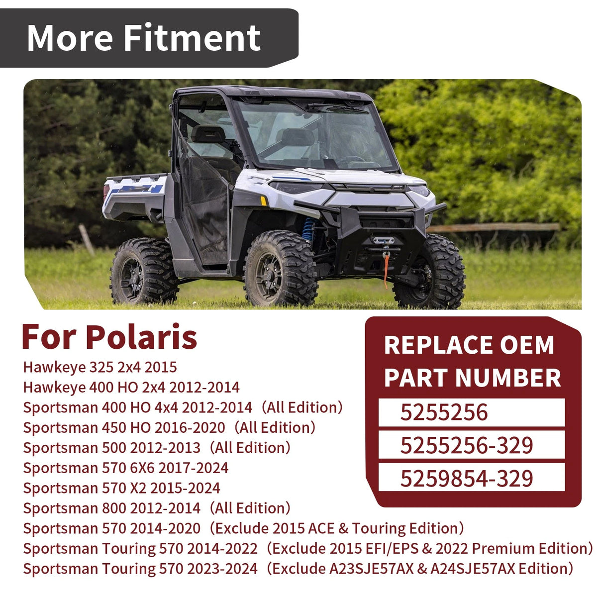 Front Rack Pivot Bracket for Polaris Sportsman 800, Hawkeye 400 HO (2012–2014)