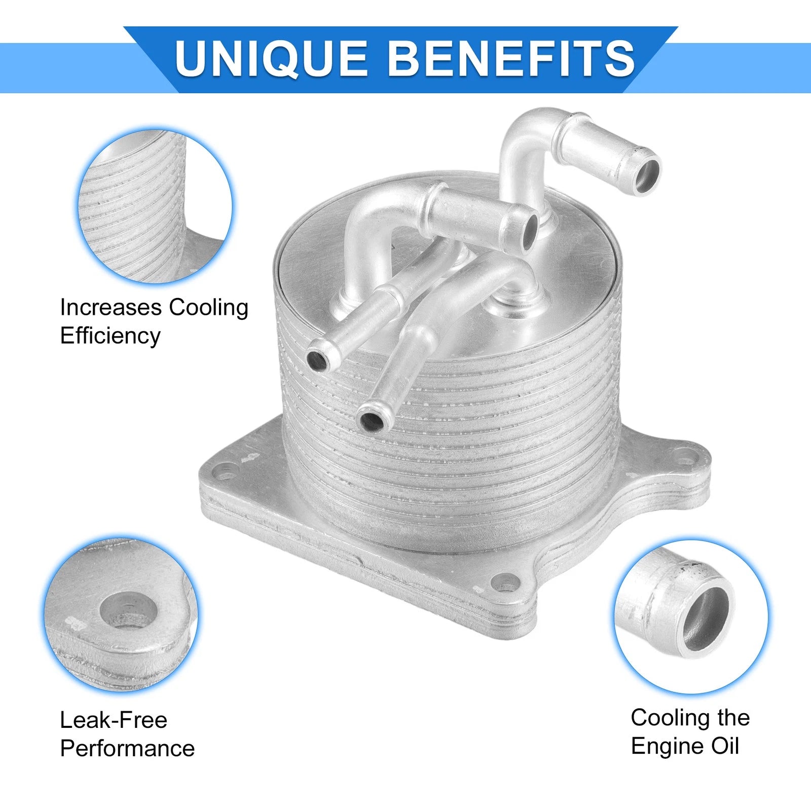Engine Oil Cooler with Seals Replacement for Jeep Compass Patriot (2011–2023)