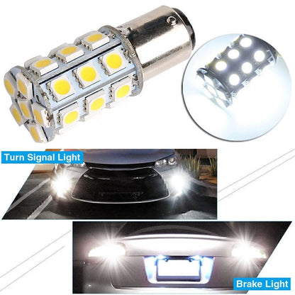 White 27-SMD BA15D Cabin Marine Boat Inner Lights Bulbs 1004 1076 1142