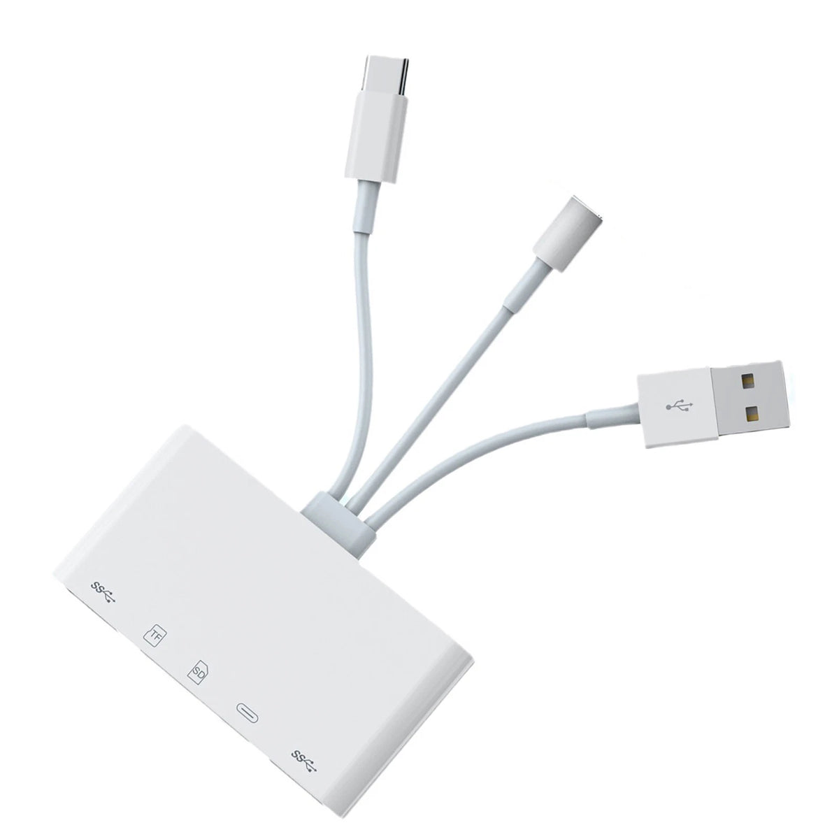 1PC USB 3.0 OTG Adapter Memory Card Reader for iPhone/iPad (2010–2023)
