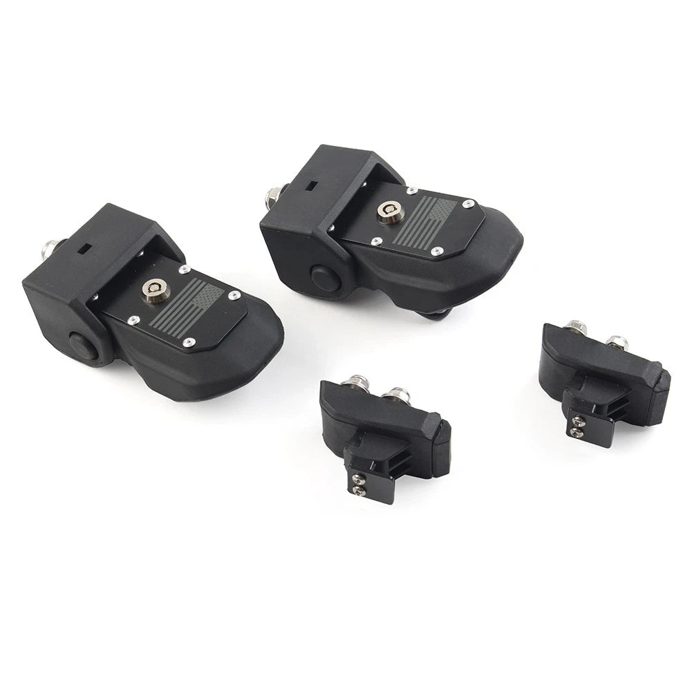 Engine Lock Hood Latches Catch for Jeep Wrangler JL (2018–2023) Black