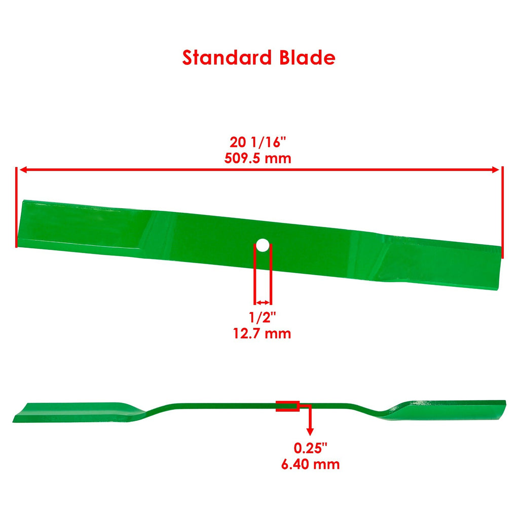 Deck Standard Blades 60 Inch for King Kutter RFM-60 (1990–2020)