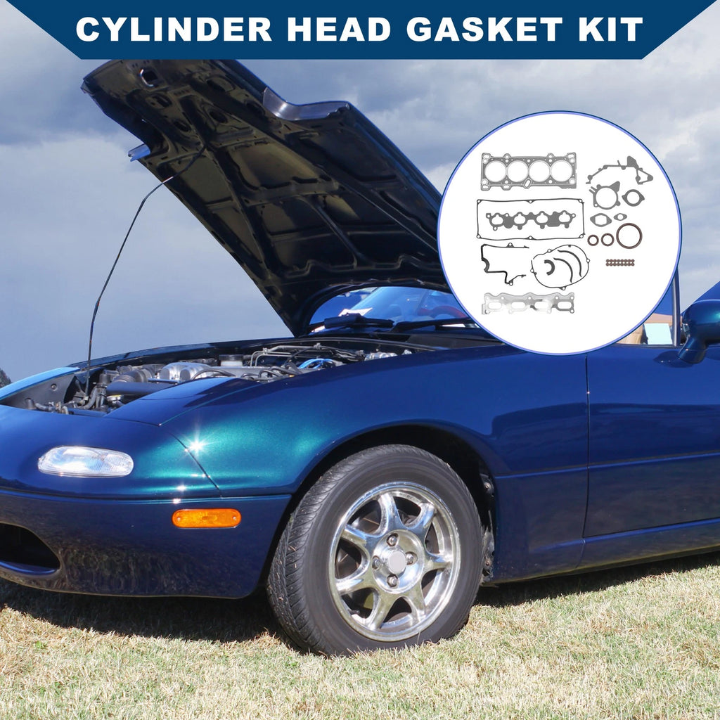 Cylinder Head Gasket Kit Replacement for Mazda B6E 16V Engine (1968–1976)