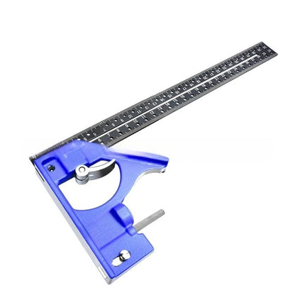 Combination Square Ruler 300mm Stainless Steel for Woodworking
