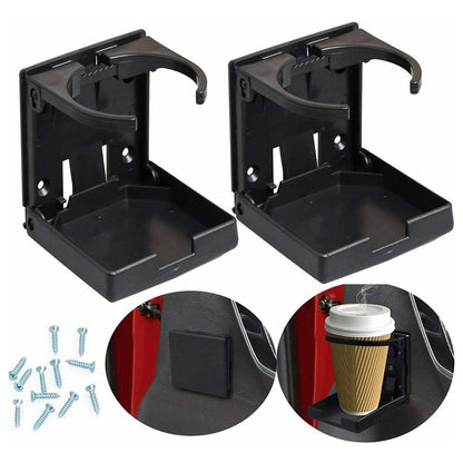 2X Foldable Cup Holders for Marine Vehicles