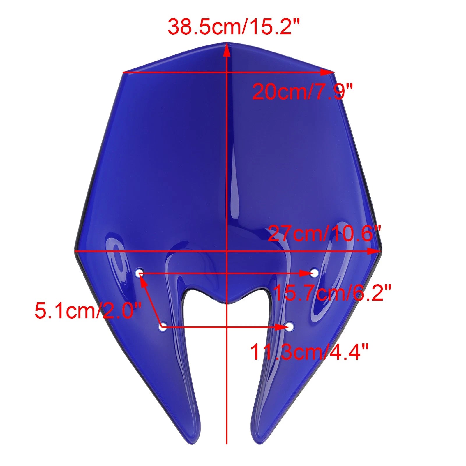 Windscreen Windshield + Bracket for Kawasaki Z900 (2025) Blue