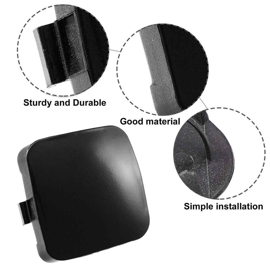 Front Right Bumper Tow Eye Hook Cover Cap Replacement for Toyota RAV4 (2014–2018)