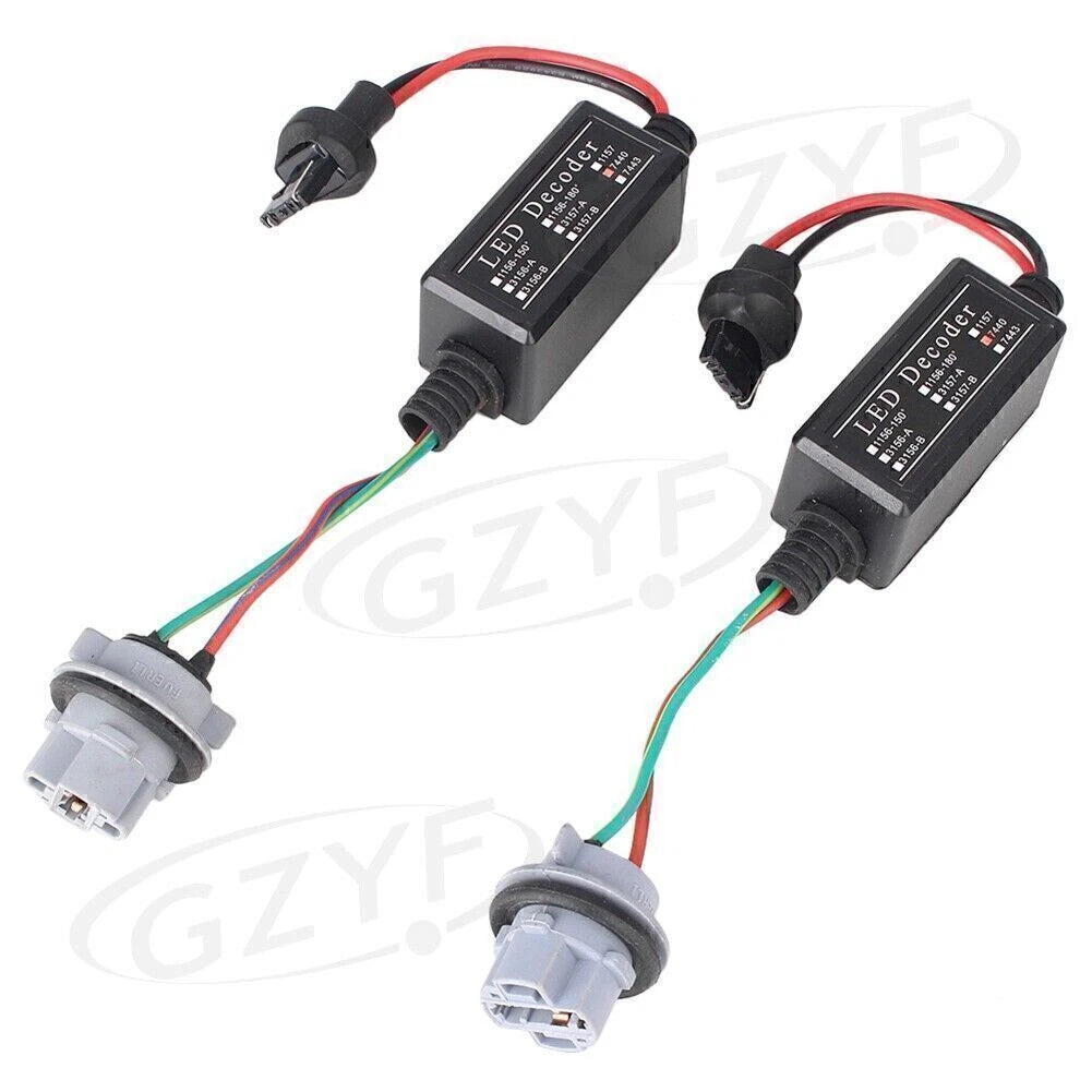 2X 7440 T20 LED Decoder Warning Canceller for Universal Applications