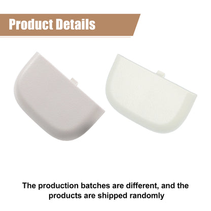 Set of 2 Gray Iron Sun Visor Cap Clips for Ford Fusion (2013–2016)