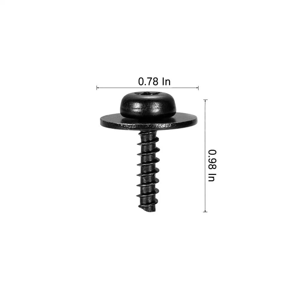 10 Under Tray Splash Guard Torx Screw w/ Washer for Ford (W702413S303)